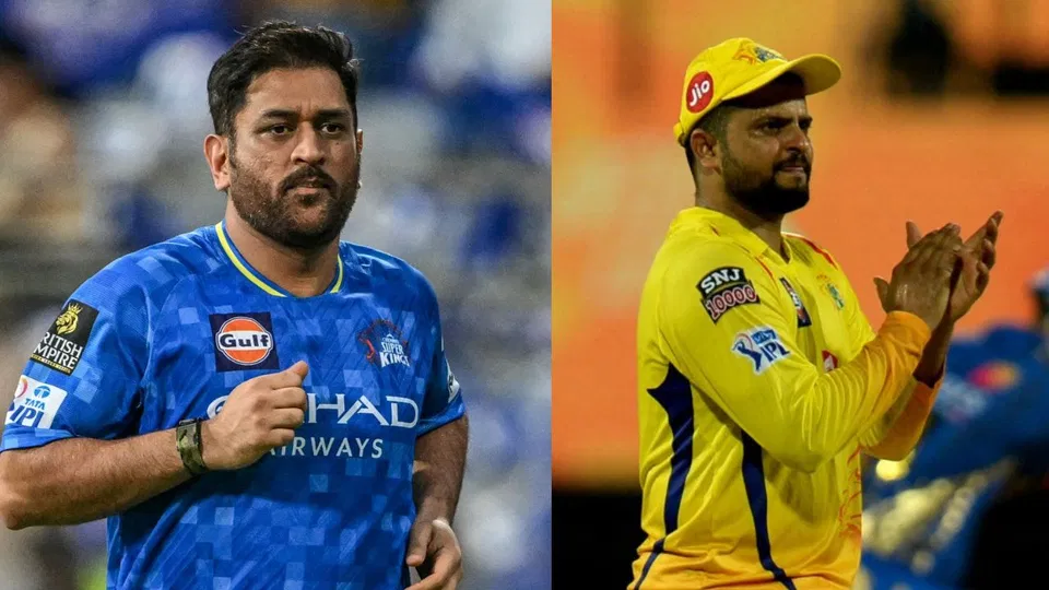 MS Dhoni and Suresh Raina [Source: AFP]